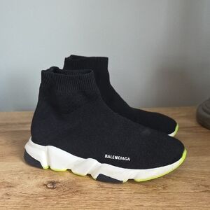 Balenciaga Kids Black Sock Sneakers